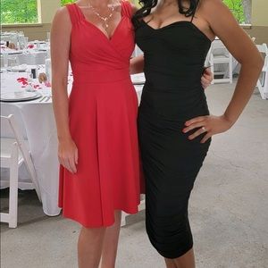 Red bridesmaid dress or special occasion dress. Very comfortable and flattering!